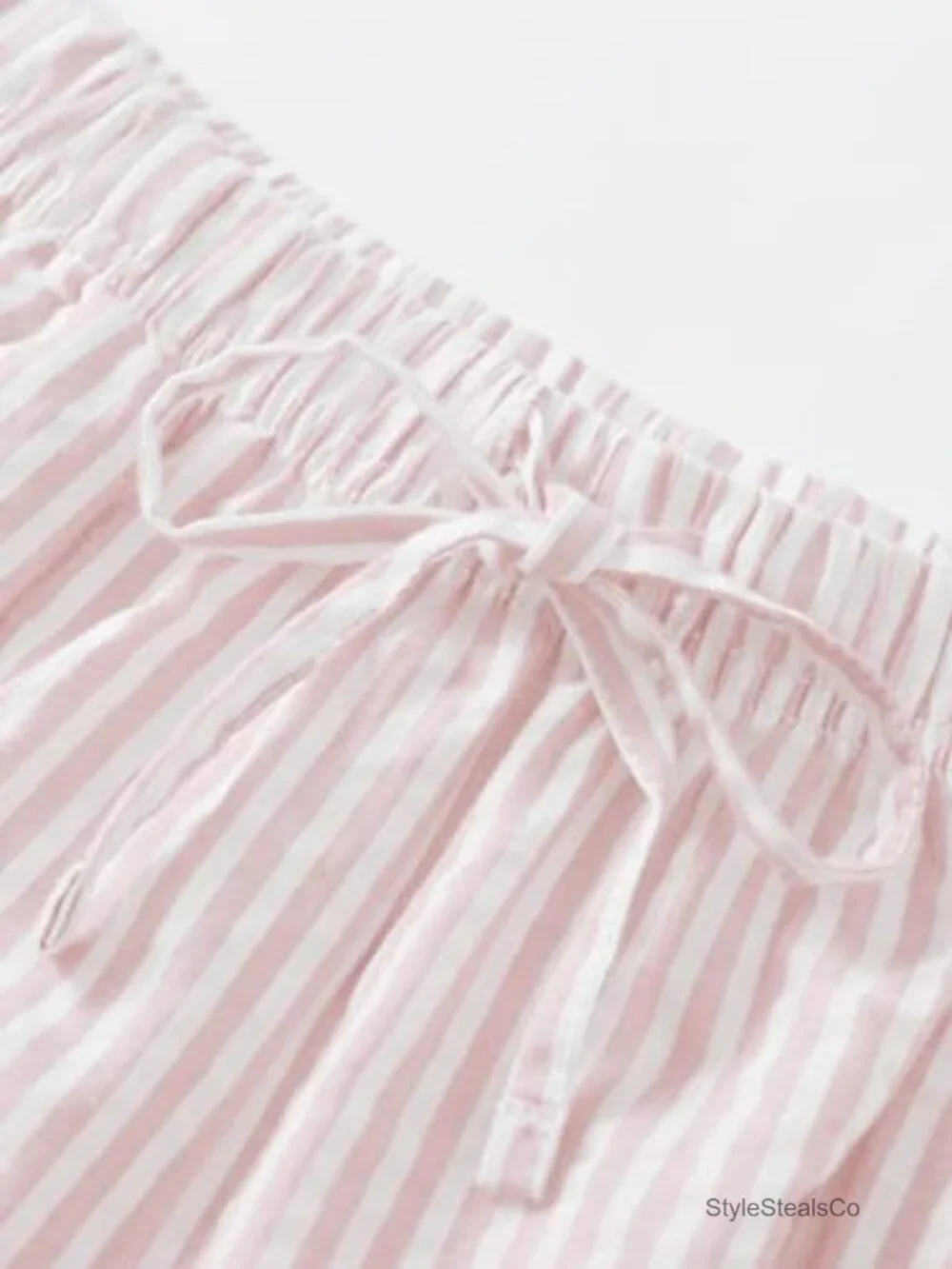 Women's Cotton Pajama Shorts Soft Seersucker Sleep Shorts 2-Pack with Pockets